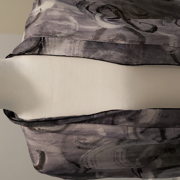 Chico's Silk Dress Jacket Size ML - Picture 2 of 5